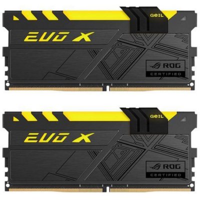   GeIL EVO X ROG DDR4 DIMM 3000MHz PC4-24000 CL15 - 16Gb KIT (2x8Gb) GREXR416GB3000