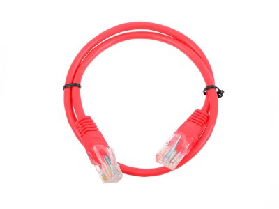   Greenconnect UTP 24AWG cat.5e RJ45 T568B 0.5m Red GCR-50689