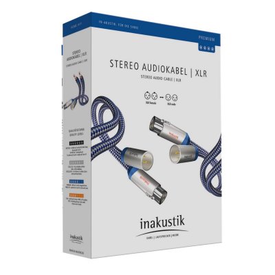   Inakustik Premium Audio Cable XLR 0.75m 00405007