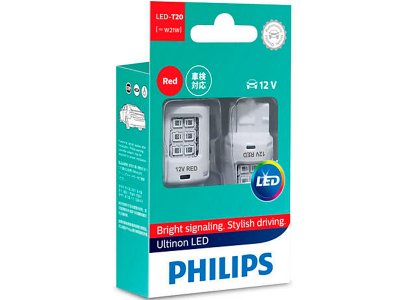  Philips Ultinon LED W21W 11065ULRX2 (2 )