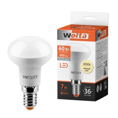 Wolta LED R50/7W/3000K/E14 25Y50R7E14