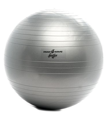  Mad Wave Anti Burst Gym Ball .30 Grey M1311 01 30 0W