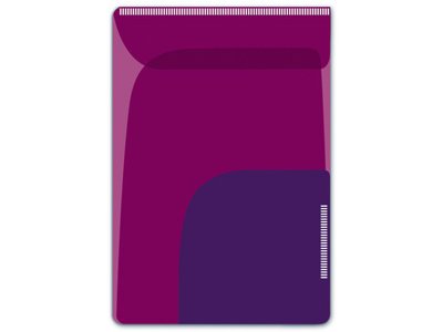 -   + 2  8.5x12cm Crimson-Violet 46730