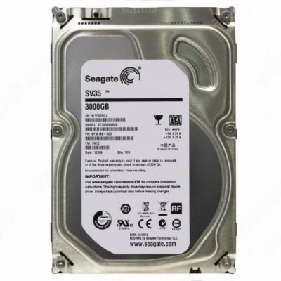   3.5" SATA3 3.0  7200rpm 64mb Seagate SV35 ( ST3000VX000 ) OEM