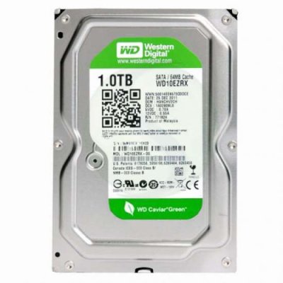    3,5" 1000Gb Western Digital (WD10EZRX) 64Mb IntelliPower SATA3 Caviar Green