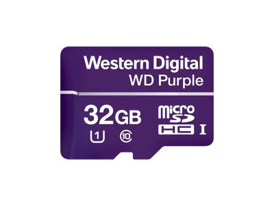   32Gb - Western Digital Purple microSDHC Class 10 UHS U1 WDD032G1P0A (!)