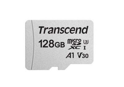   128Gb - Transcend MicroSDXC Class10 UHS-I U3 A1 TS128GUSD300S-A (!)