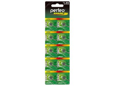  Perfeo LR521/10BL Alkaline Cell 379A AG0 (10 )