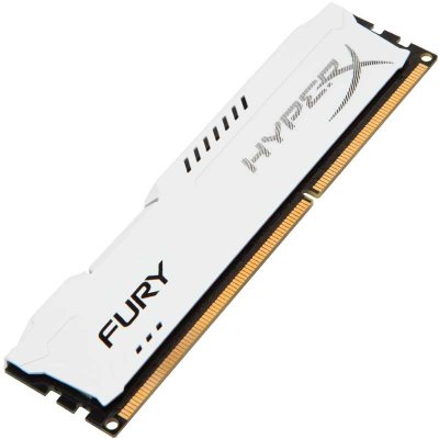   Kingston HyperX Fury White Series DDR4 DIMM 2400MHz PC4-19200 CL15 - 16Gb HX424C15FW/1