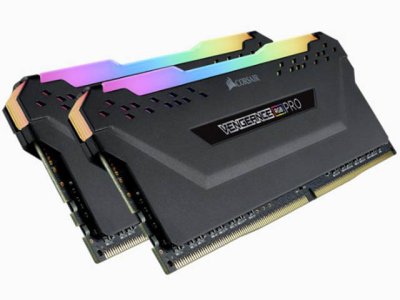   Corsair Vengeance RGB Pro DDR4 DIMM 3000MHz PC4-24000 CL15 - 16Gb KIT (2x8Gb) Black CM