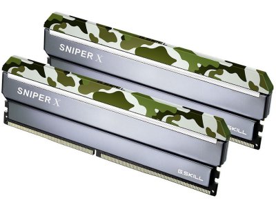   G.Skill Sniper X DDR4 DIMM 3200MHz PC4-25600 CL16 - 32Gb KIT (2x16Gb) F4-3200C16D-32GS