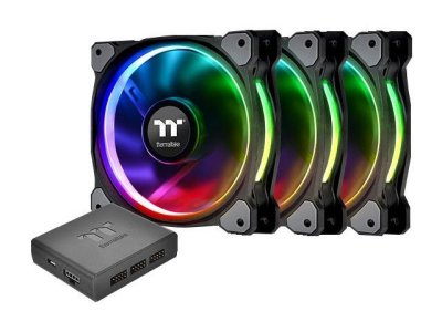  Thermaltake Fan Tt Premium Riing Plus 12 LED 256 Color PWM CL-F053-PL12SW-A