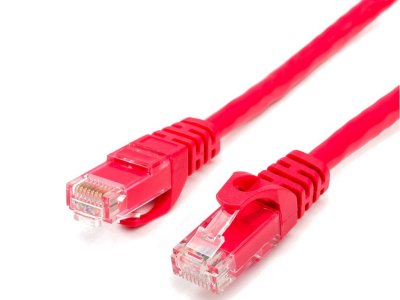   ATcom UTP cat.6 RJ45 0.5m Red AT9219