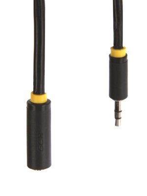  Greenconnect 3.5 Jack - 3.5 Jack 2.0m Black-Yellow GCR-AVC2114-2.0m