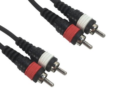  - American Dj 2xRCA - 2xRCA 3m Black AC-R/3