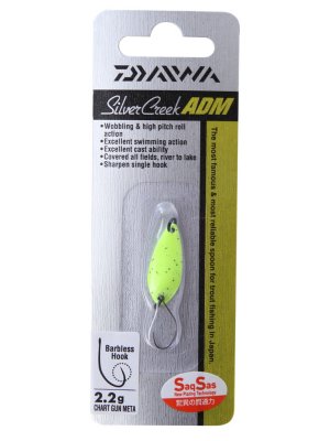  Daiwa Silver Creek ADM 2.2g Chart Gun Metal 16532-702RU