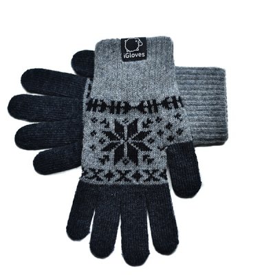  iGloves G26 .M Snowflake Light Grey