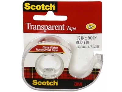  3M Scotch 12.7mm x 7.62m Transparent 144SS-ENG 225939