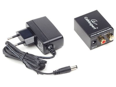   Gembird Cablexpert 1xRCA (Coaxial)/1xToslink - 2xRCA audio (L/R) DSC-OPT-RCA-001