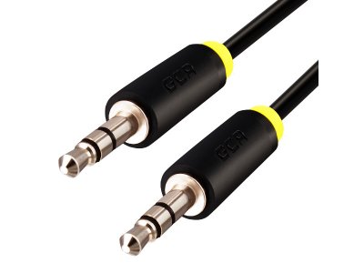   Greenconnect 3.5 Jack - 3.5 Jack 0.5m Black-Yellow GCR-AVC1114-0.5m