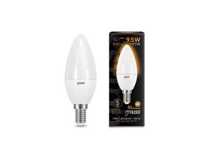  Gauss LED Candle E14 9.5W 3000K 103101110