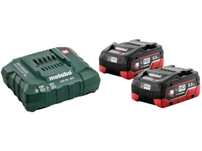   Metabo Basic-Set 5.5 2 x LiHD 18V 5.5Ah ASC30-36 685122000