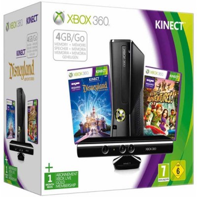   Microsoft XBox 360 4GB + Kinect + Nike+ Kinect Training (S4G-00176)