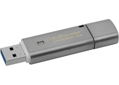 USB Flash  Kingston 64Gb DataTraveler Locker+ G3 "Metallic" USB3.0 (DTLPG3/64GB)