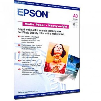  Epson Matte Paper-Heavyweight A3 C13S041261