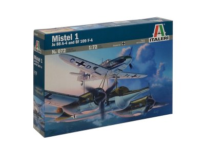  Italeri  Mistel 1 Ju 88 A-4  BF 109 F-4 0072