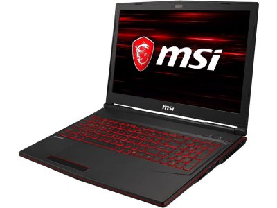  MSI GL63 8RC-466RU 9S7-16P612-466 Black (Intel Core i7-8750H 2.2 GHz/8192Mb/1000Gb + 128Gb S