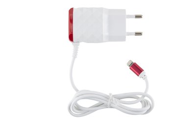 Red Line NC-2.1AC 2xUSB + 8pin   APPLE 2.1A Red  000013620