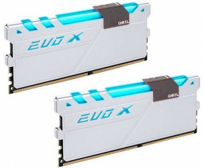   GeIL EVO X DDR4 DIMM 2400MHz PC4-21300 CL16 - 16Gb KIT (2x8Gb) GEXG416GB2400C16DC