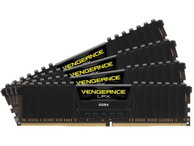   Corsair Vengeance LPX DDR4 DIMM 3000MHz PC4-24000 CL16 - 32Gb KIT (4x8Gb) CMK32GX4M4C3