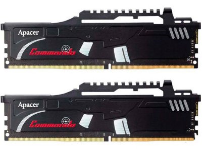   Apacer Commando DDR4 DIMM 2400MHz PC4-19200 CL16 - 32Gb KIT (2x16Gb) EK.32GAT.GEAK2