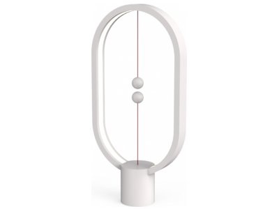   Allocacoc Heng Balance Lamp Ellipse Plastic USB White DH0040WT/HBLEUB