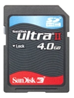 - SanDisk  Ultra II 4 GB