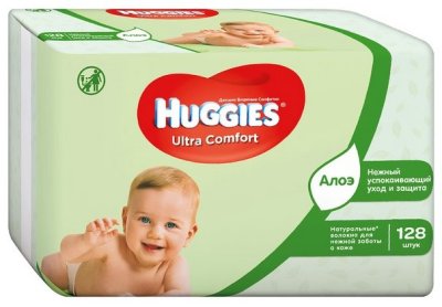   Huggies Ultra Comfort 128 .