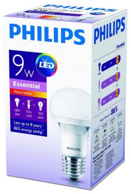   Philips E27, A60, 9 , 3000 