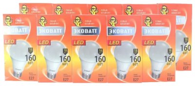    10  Ecowatt E27, A60, 18 , 3000 