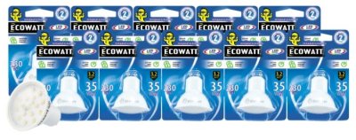    10  Ecowatt GU10, GU10, 4000 