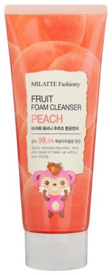 Milatte     Fashiony Fruit Foam Cleanser Peach 150 