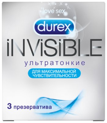   Durex Invisible 3 .