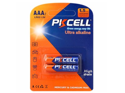  AAA - Pkcell LR03-2B (2 )