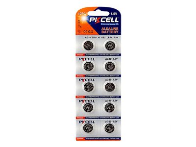  Pkcell LR54/AG10 AG10-10B (10 )