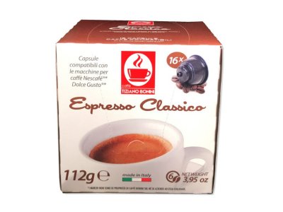  Caffe Tiziano Bonini Espresso Classico Compatibile Dolce Gusto 16 