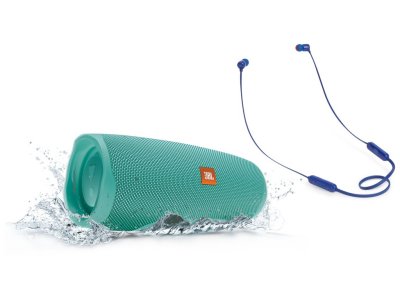  JBL Charge 4 Turquoise + T110BT Blue