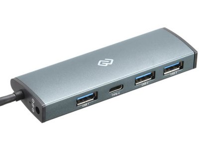  USB Digma 3 Ports USB 3.0 Grey HUB-3U3.0C-UC-G