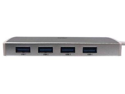  USB Digma 4 Ports USB 3.0 Silver HUB-4U3.0-UC-S