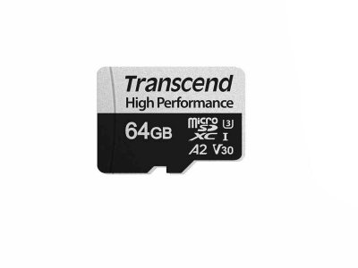   64Gb - Transcend MicroSDXC UHS-I U3 A2 TS64GUSD330S (!)